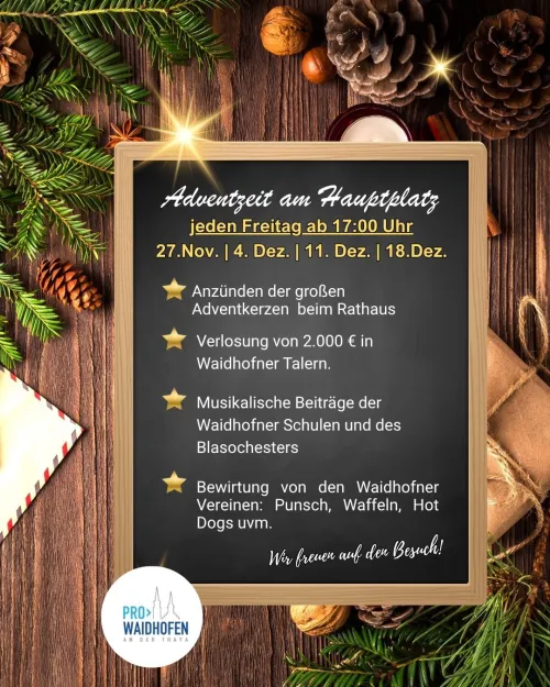 Adventzeit am Hauptplatz