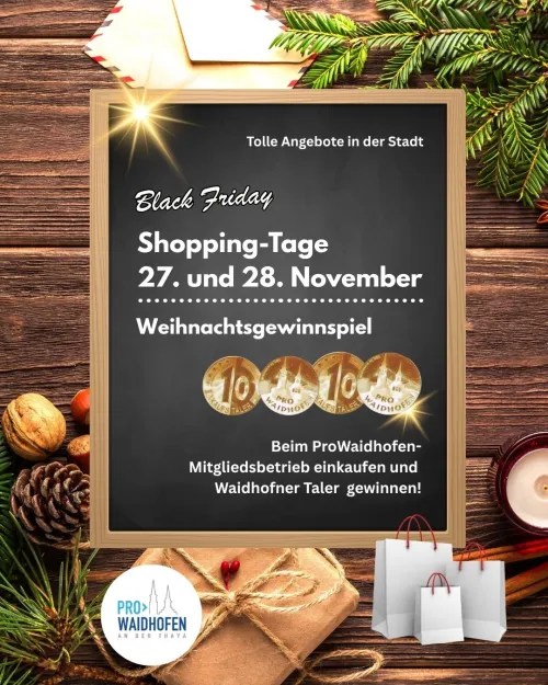 Black Friday-Shoppingtage